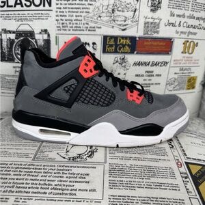Nike Air Jordan 4 Retro GS Infrared 44-1 Size Y Women Size With Box